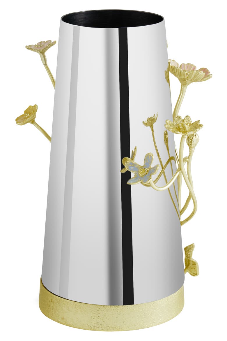 Wildflowers Medium Vase, Alternate, color, STAINLESS STEEL