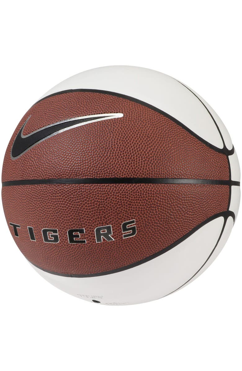 Nike LSU Tigers Autographic Basketball, Main, color, Brown