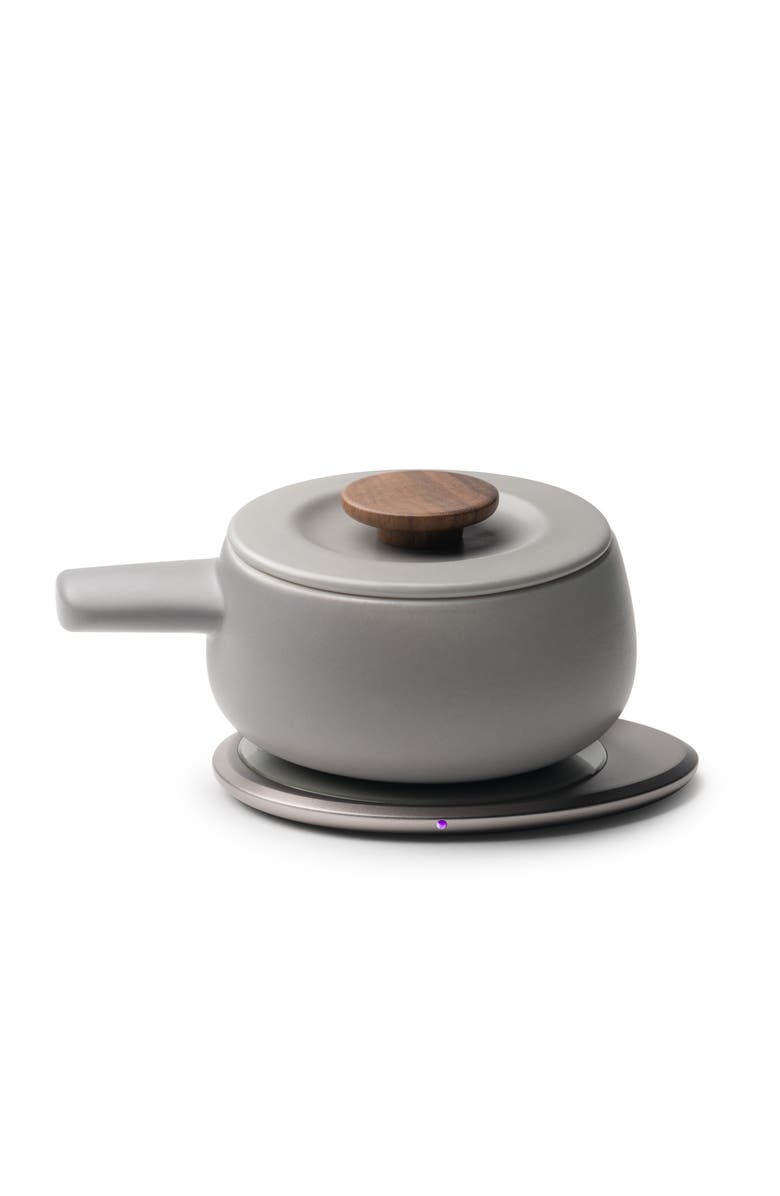 OHOM INC Fondi Self-heating Fondue Set, Main, color, Soft Gray
