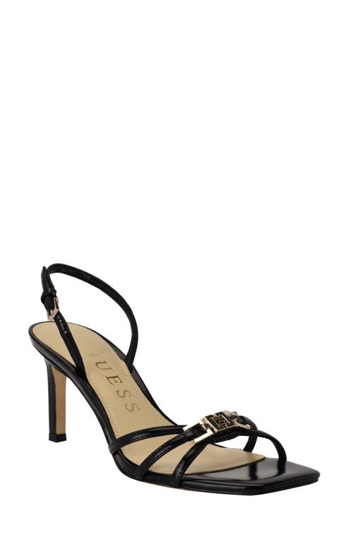 Guess Twilla Slingback Sandal In Black