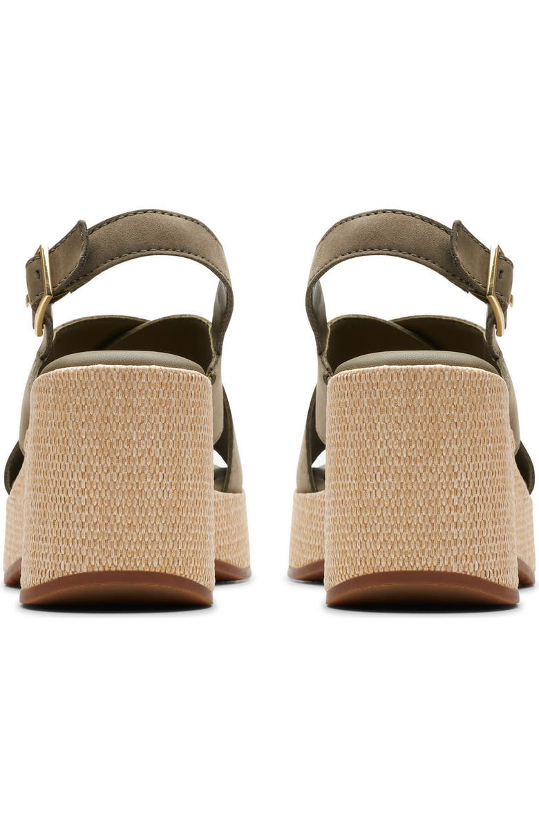 Clarks<sup>®</sup> Manon Wish Wedge Slingback Sandal, Alternate, color,