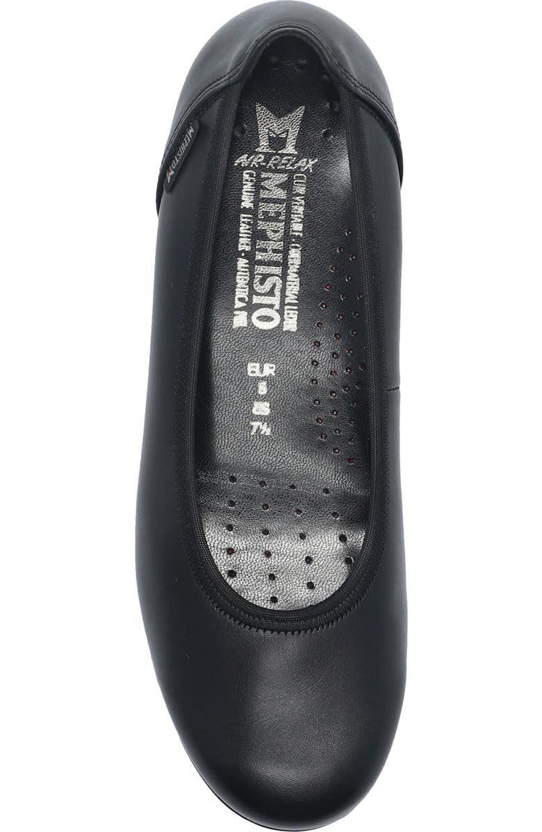 Mephisto Emilie Flat, Alternate, color, Black/ Black Leather