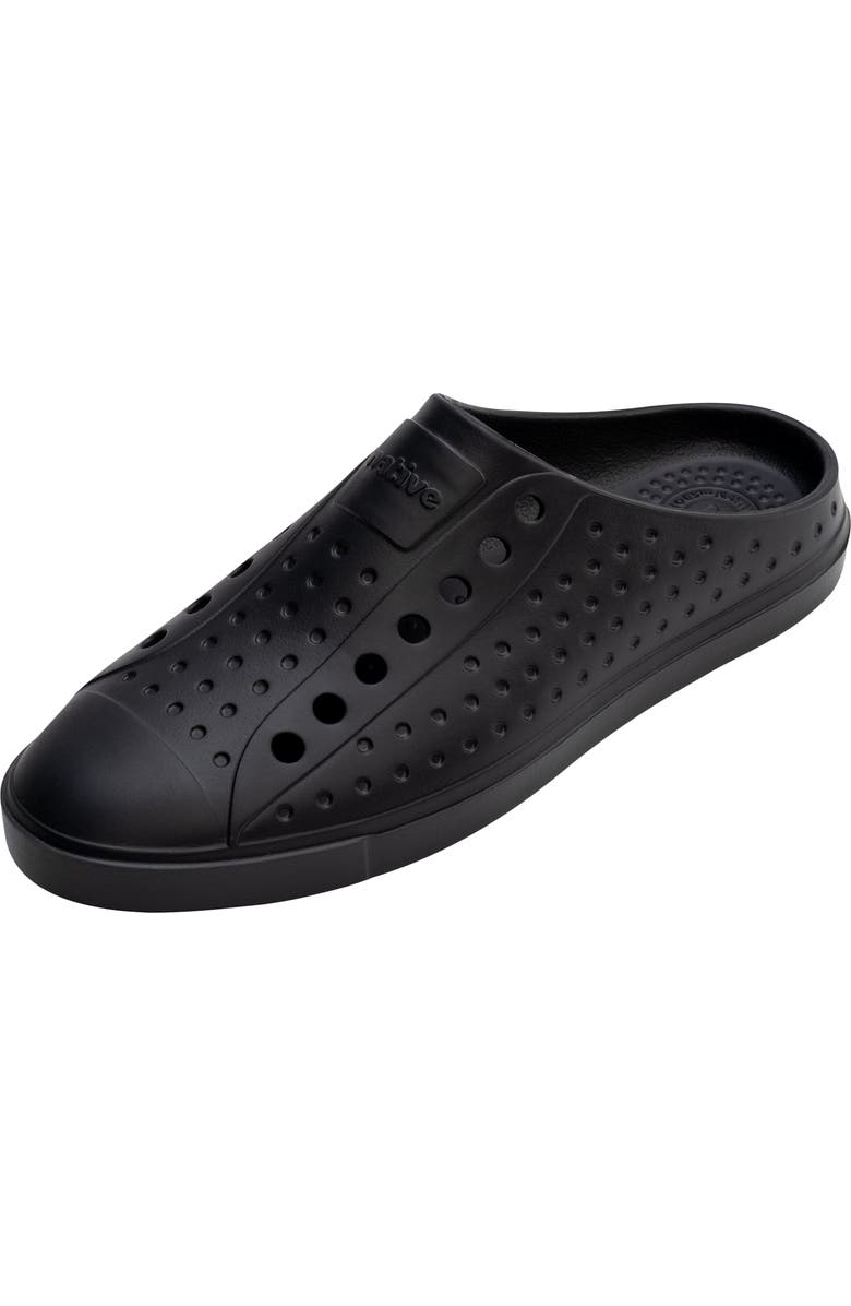 Native Shoes Jefferson Water Friendly Slip-On Clog, Main, color, Jiffy Black/ Jiffy Black