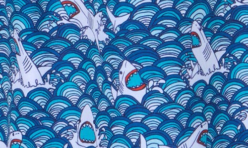 Fair Harbor Blue Sharkwave Swim Shorts In Blue