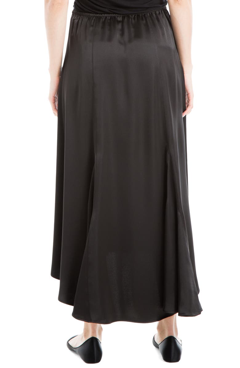 MAX STUDIO Godet Satin High-Low Skirt, Alternate, color, 