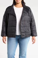Eileen Fisher High Collar Recycled Nylon Jacket