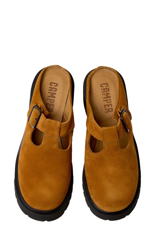 Camper Milah Mule In Medium Brown
