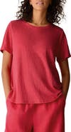 Eileen Fisher Organic Linen Crewneck T-Shirt