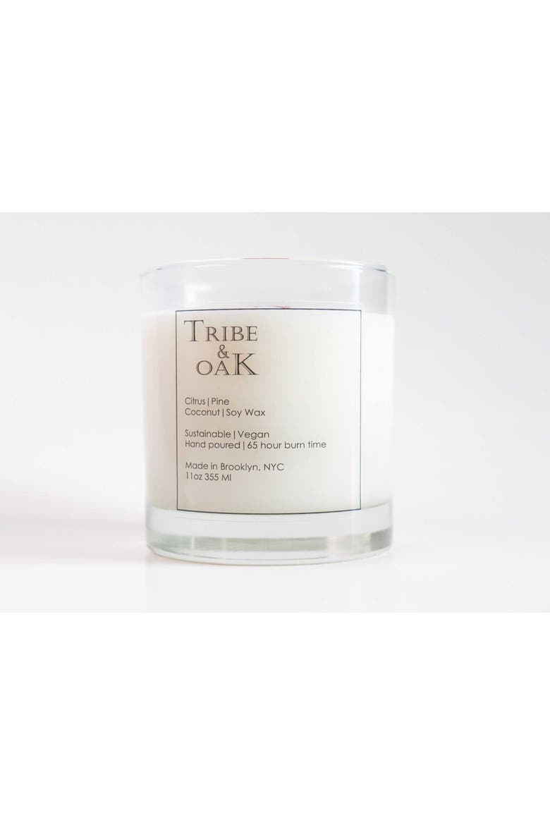 Citrus Pine Coconut-Soy Candle, Main, color, No Color