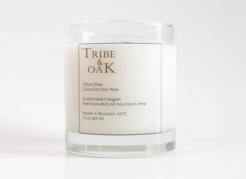Citrus Pine Coconut-Soy Candle