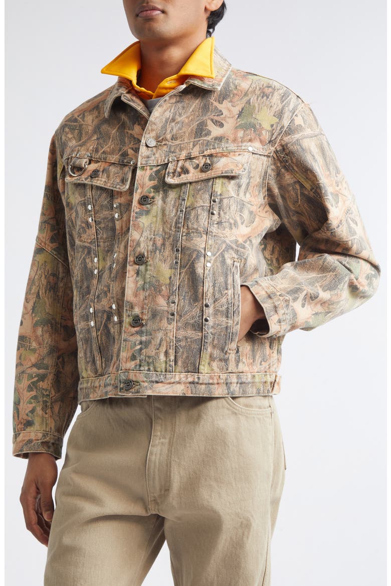 Standard Cotton Stud Jacket, Alternate, color, REALTREE CAMO