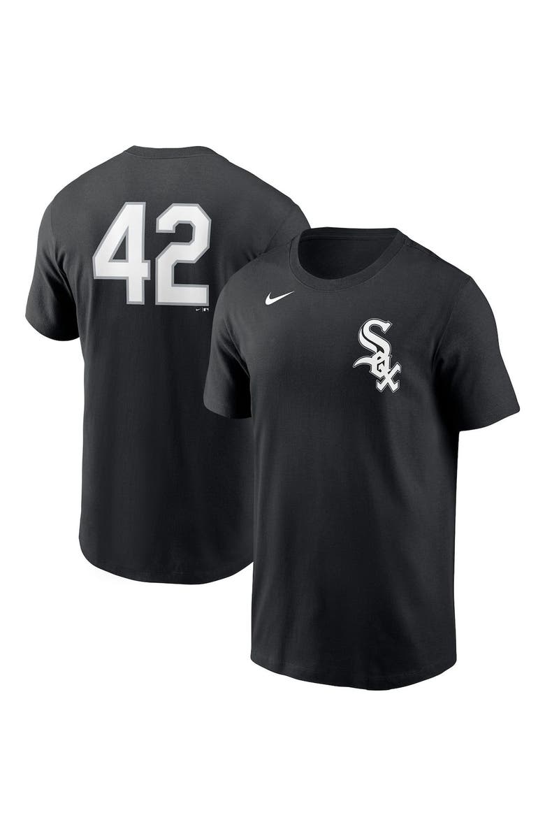 Nike Men's Nike Black Chicago White Sox Jackie Robinson Day Team 42 T-Shirt, Main, color, 