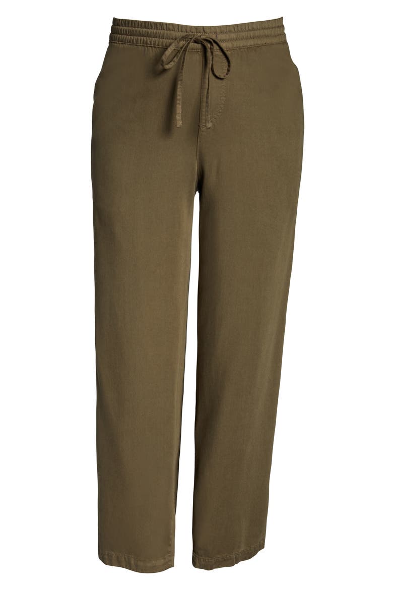 Palazzo Pants, Alternate, color, DARK OLIVE