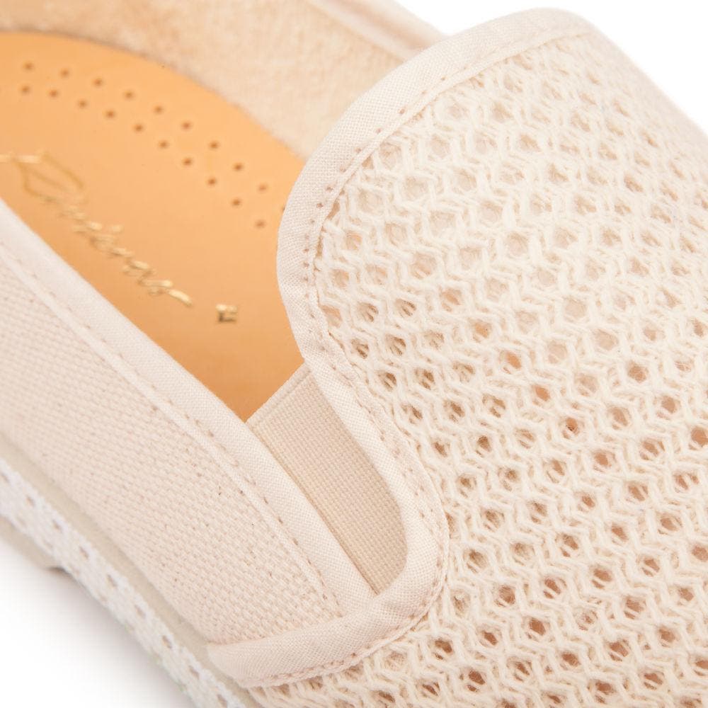 Rivieras Classic Canvas & Mesh Slip-On Loafer, Alternate, color, Cream