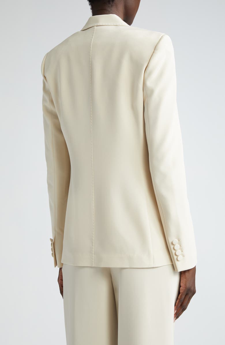 Lafayette 148 New York Fae Stretch Silk Crêpe de Chine Blazer, Alternate, color,