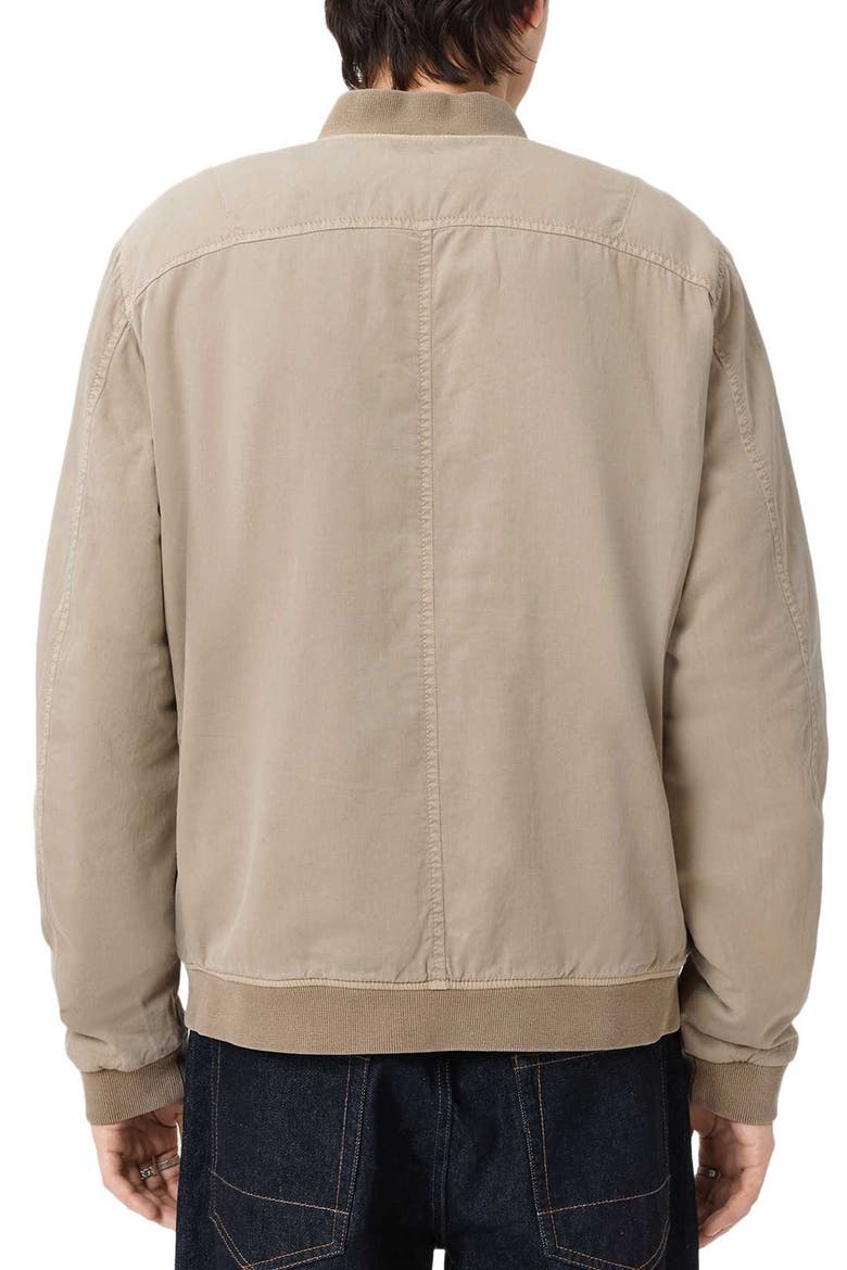 Forres Cotton Twill Bomber Jacket, Alternate, color, DUNE BROWN