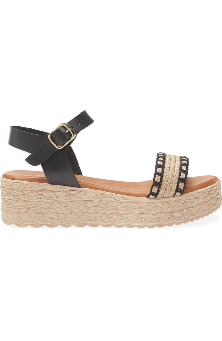 Cordani Bryce Platform Sandal, Alternate, color, Black
