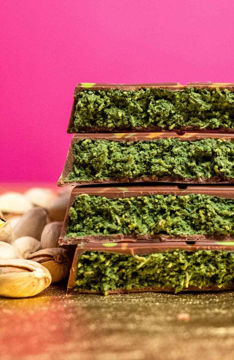 The Dodo Chocolates Viral Dubai Style Chocolate Bar, Alternate, color, Milk Chocolate Pistachio