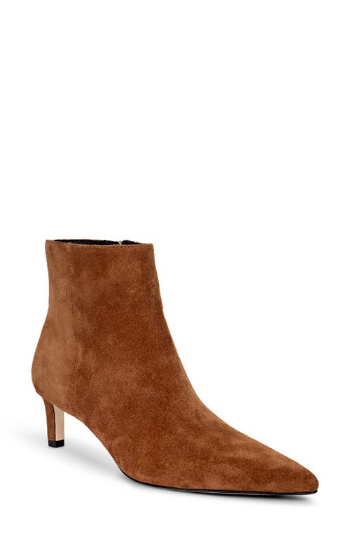 L'agence Lilly Pointed Toe Bootie In Brown