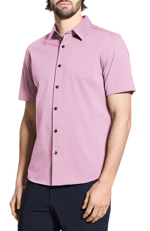 Theory Irving Short-sleeve Shirt In Structure Knit