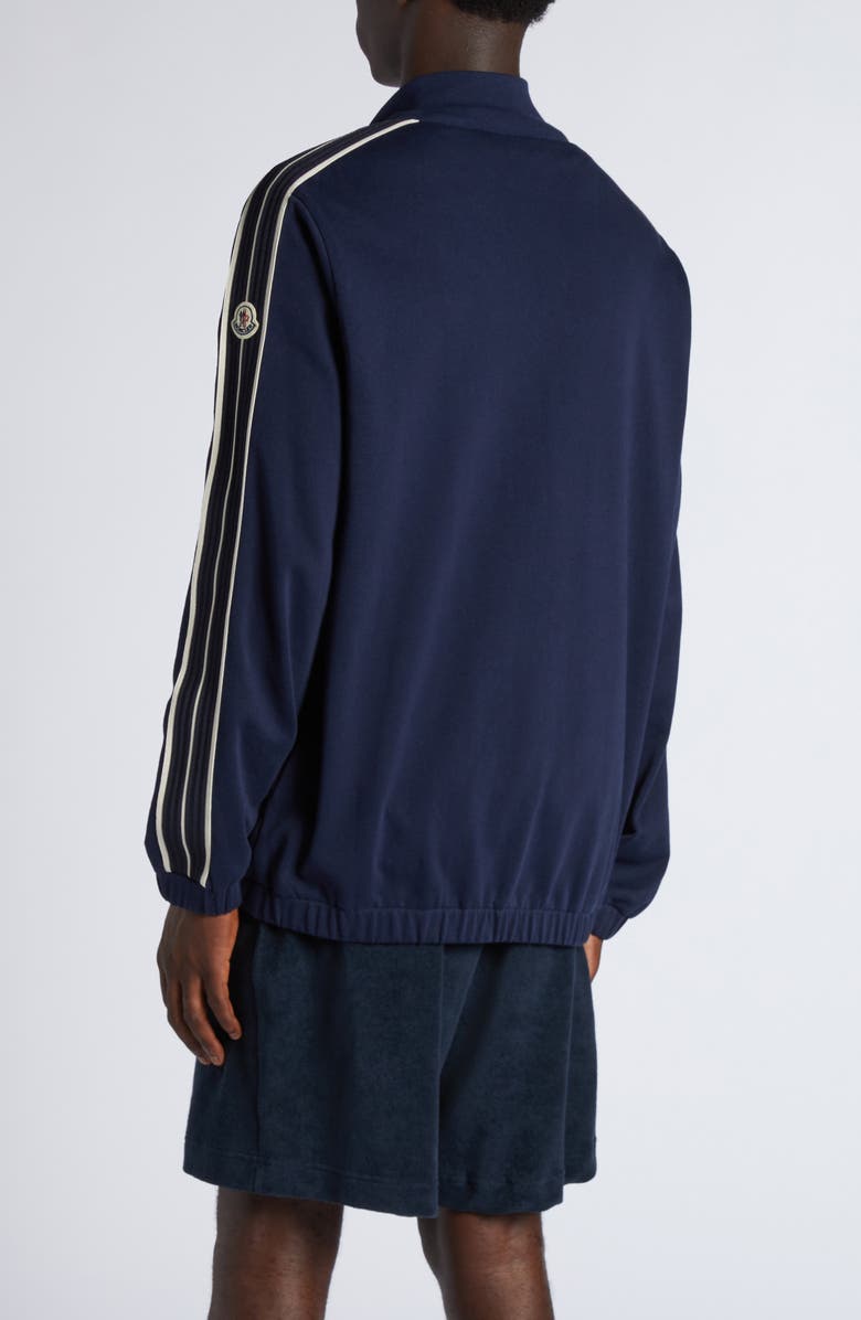 Moncler Track Jacket, Alternate, color, Navy