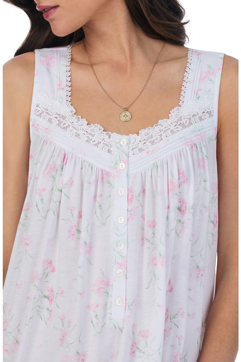 Sleeveless Ballet Nightgown, Alternate, color, PINK FLORAL