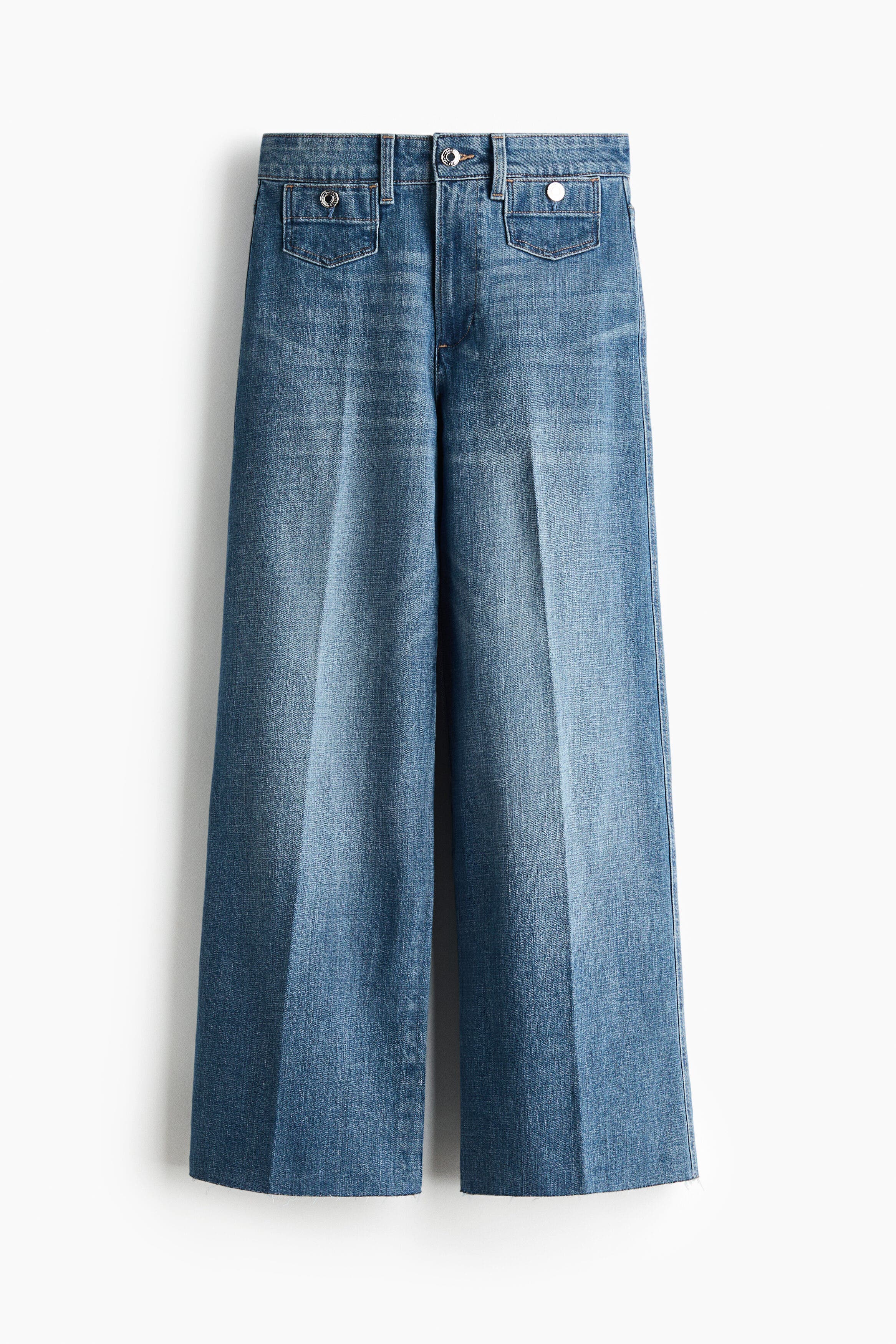 Wide High Waist Ankle Jeans - image 3