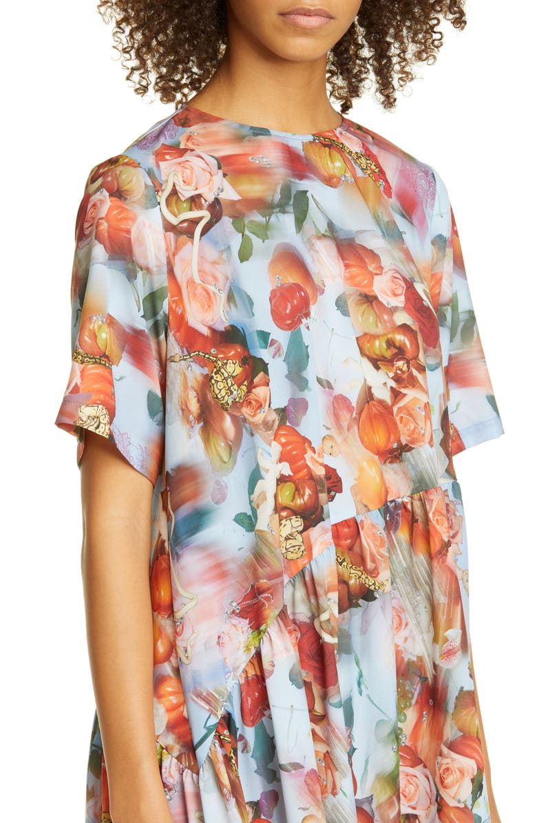 Collina Strada Ritual Tomato Print Maxi Dress, Alternate, color,