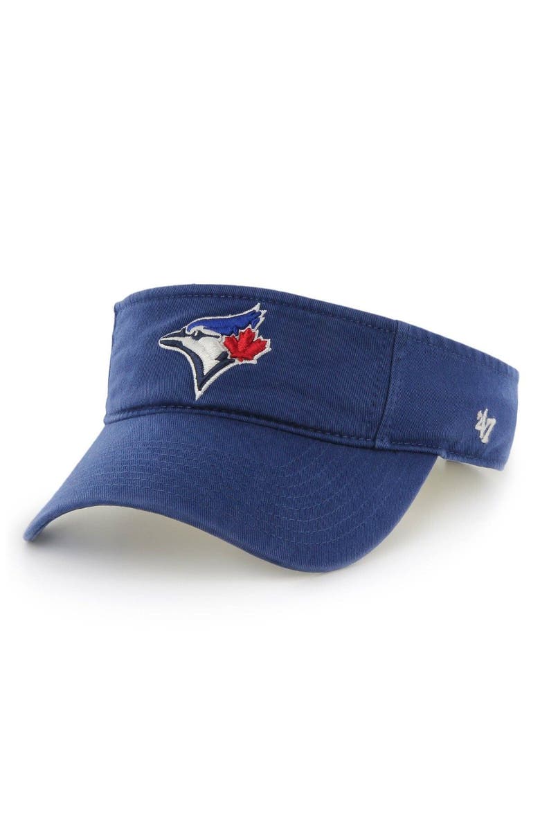 '47 Men's '47 Royal Toronto Blue Jays Clean Up Logo Visor, Main, color,