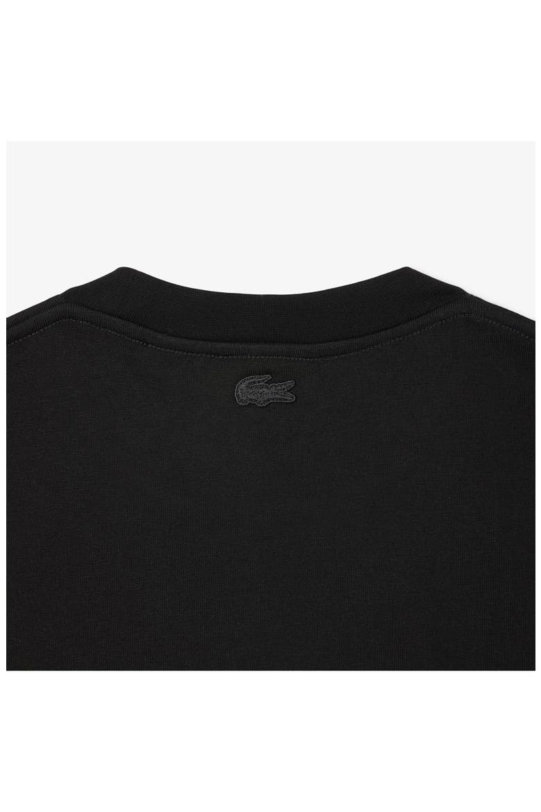 Crewneck Cotton T-Shirt, Alternate, color, BLACK