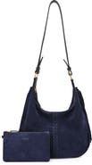 OLD TREND Hydrangea Genuine Leather Suede Heritage Shoulder Bag