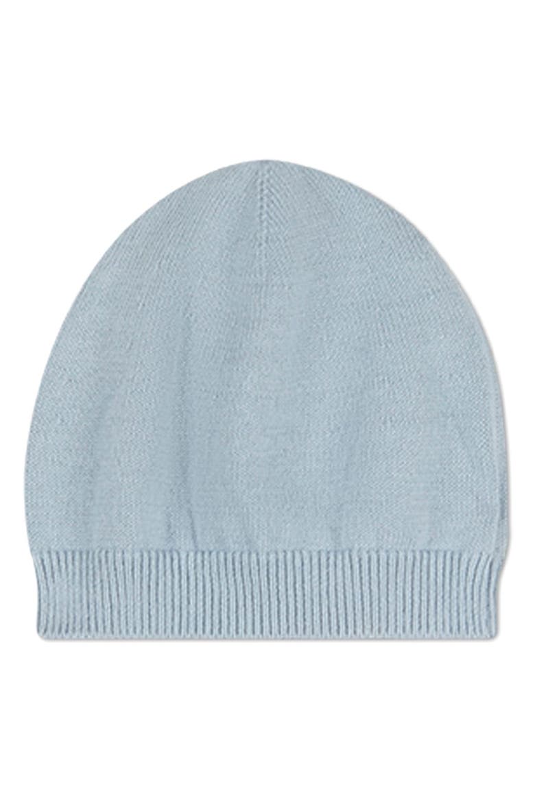 Baby Beanie with Chunky Rib Trim, Main, color, Blue