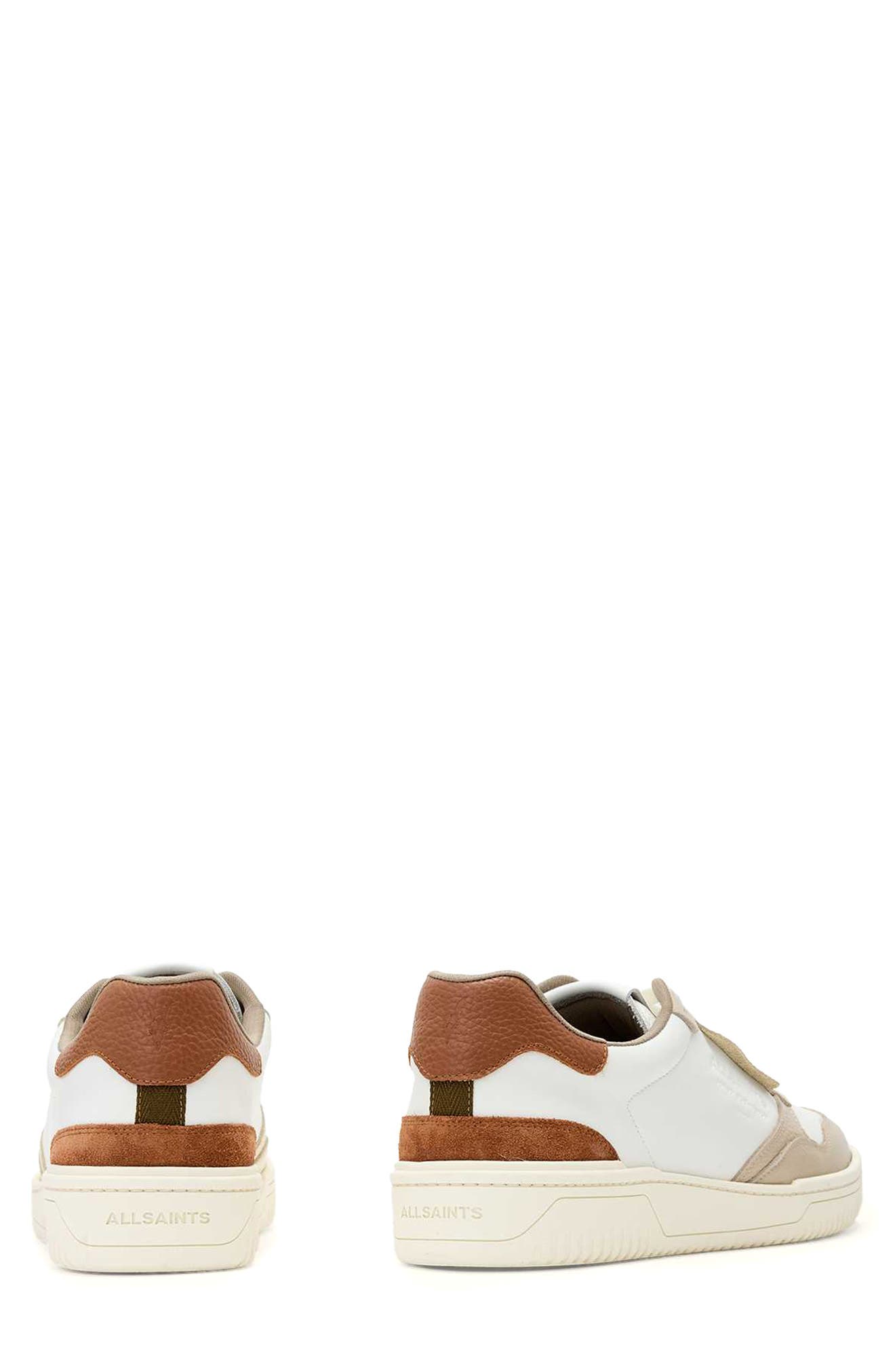 Regan Low Top Sneaker, Alternate, color, WHITE/ YELLOW/ BROWN