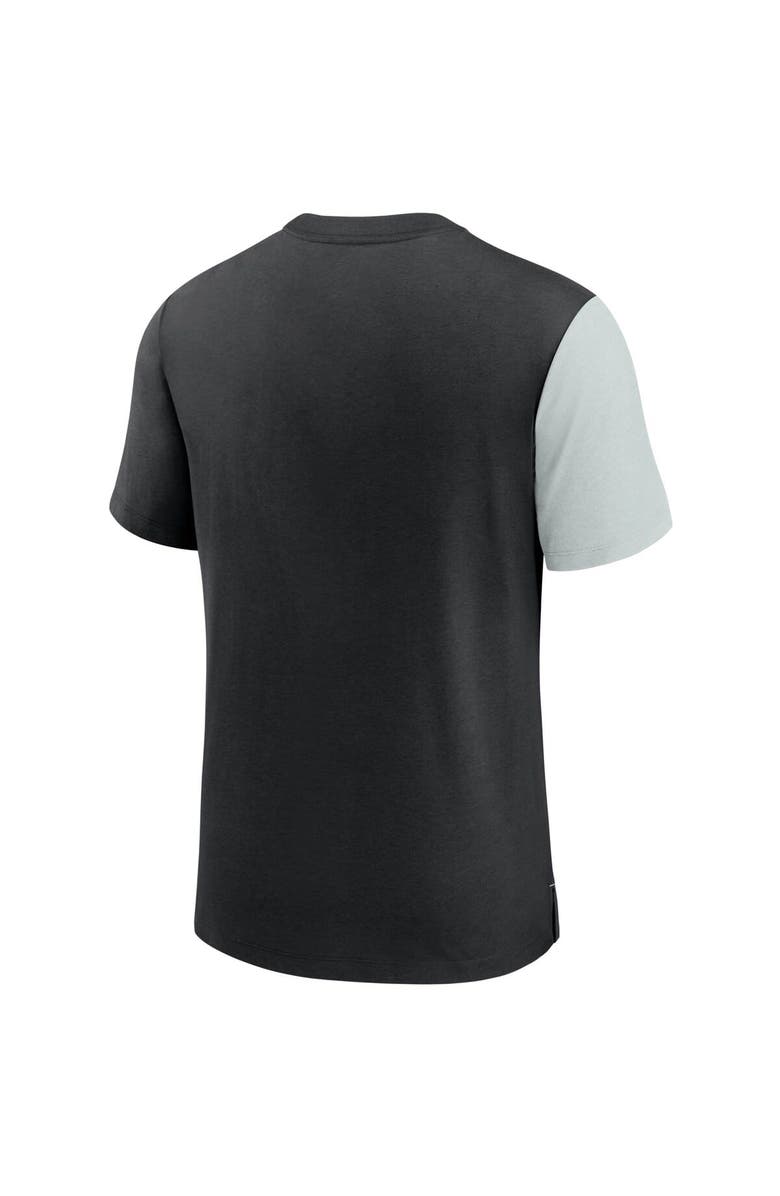 Nike Men's Nike Black/Silver Las Vegas Raiders Pop Performance T-Shirt, Alternate, color, 