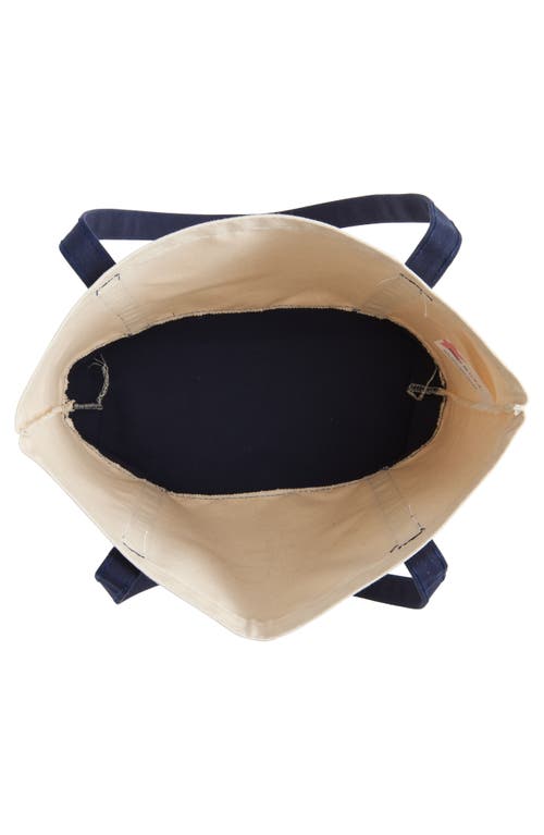 Noah Core Logo Tote In Navy Natural