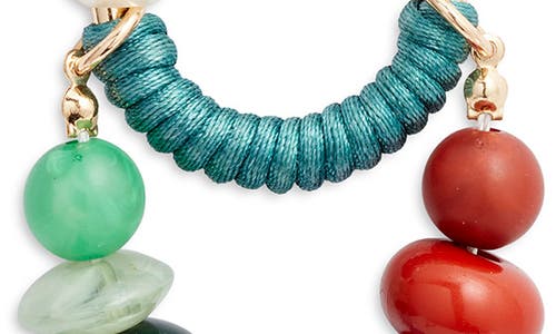 Chelsea28 Beaded Carabiner Bag Charm In Multi