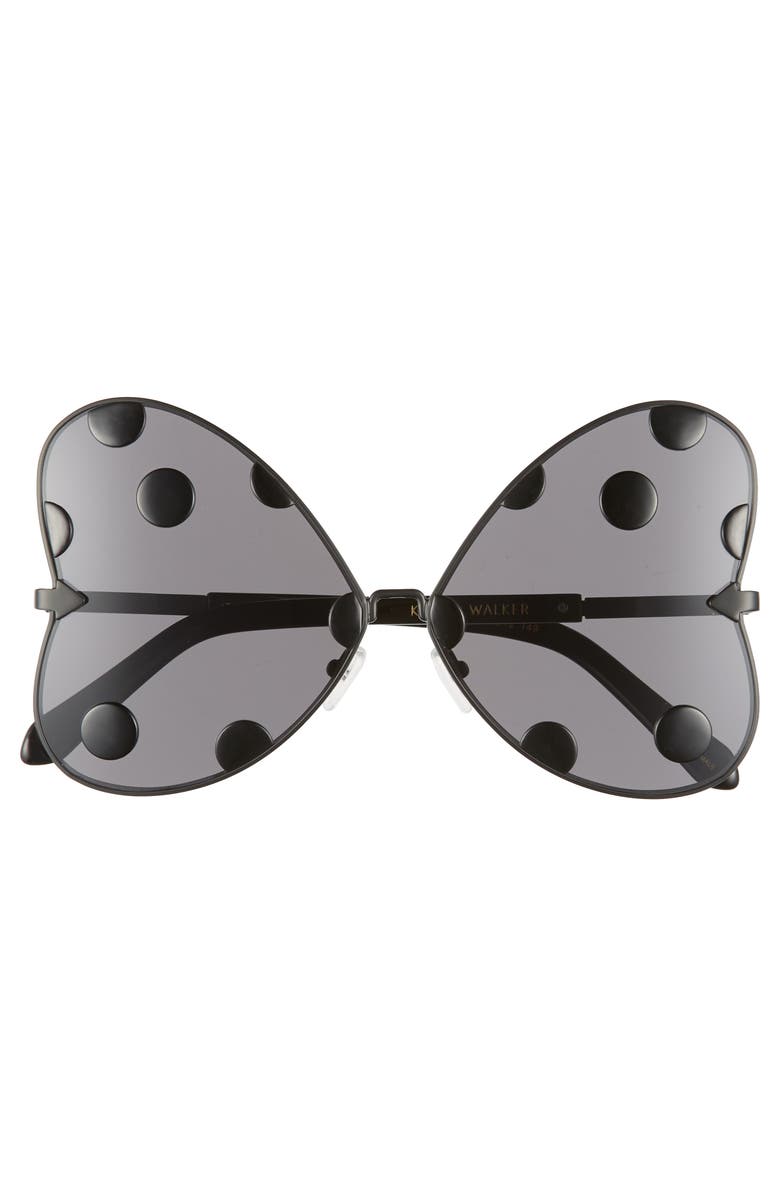 Karen Walker x Disney Minnie Mouse Bow Heart 63mm Sunglasses, Alternate, color, 