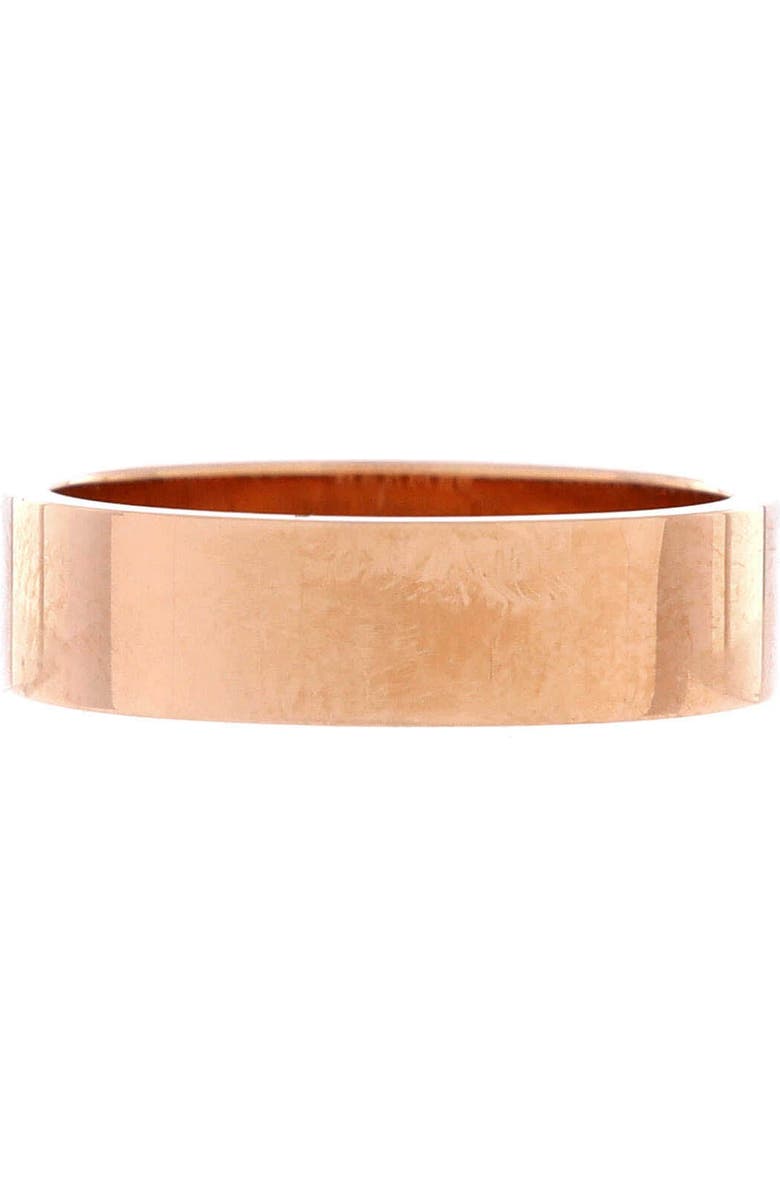 Pre-Owned Hermes Collier de Chien Ring 18K Rose Gold and Diamonds Small, Alternate, color, Rose Gold