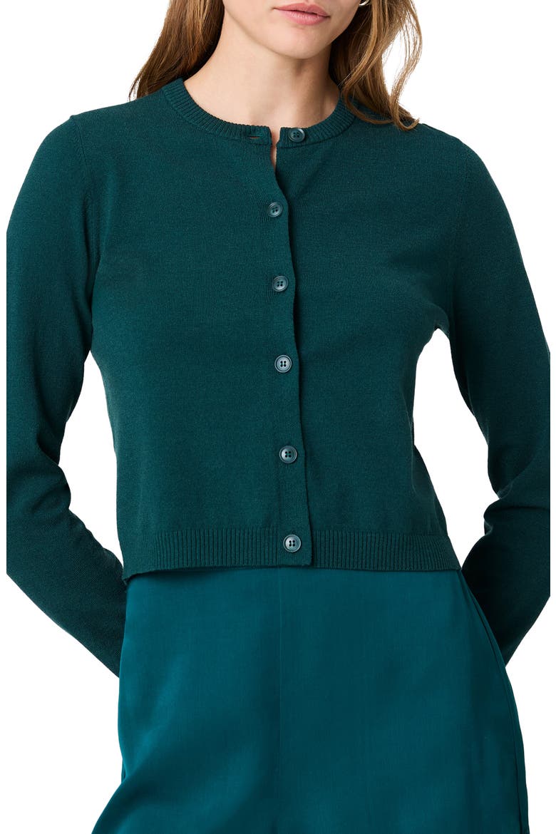 Crop Cardigan, Main, color, DEEP TEAL