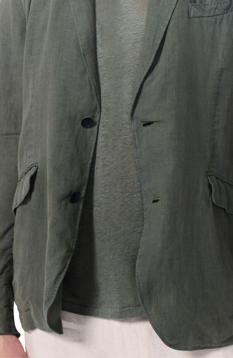 rag & bone Butler Patch Pocket Linen Sport Coat, Alternate, color, Pavement