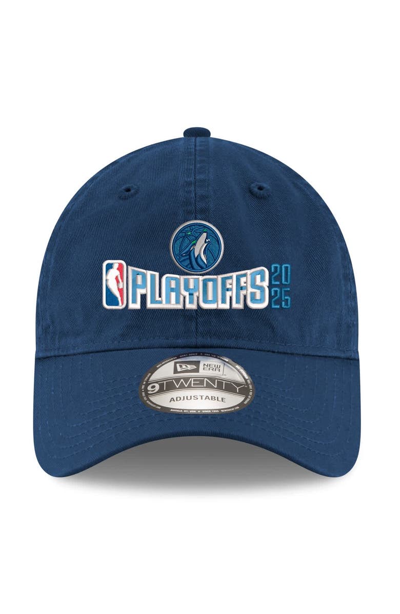 New Era Men's New Era  Navy Minnesota Timberwolves 2025 NBA Playoffs 9TWENTY Adjustable Hat, Alternate, color, 