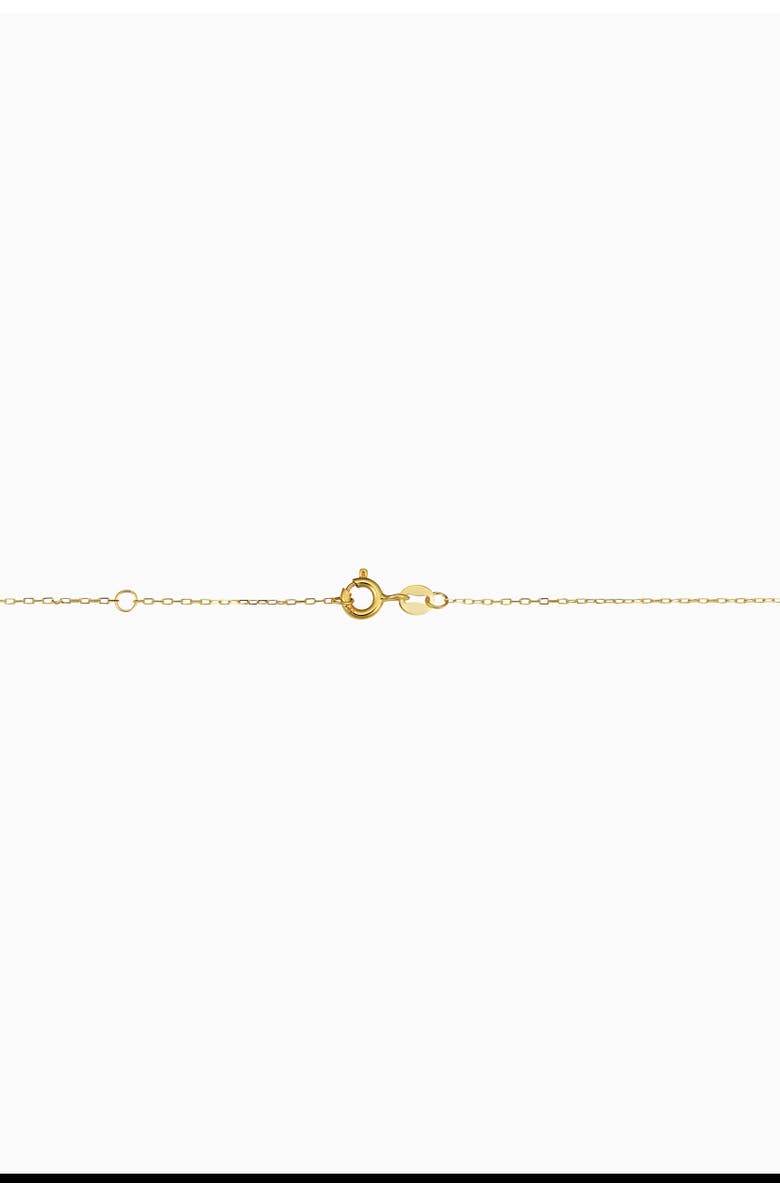 Oradina 14K Yellow Gold Turin Pendant Choker, Alternate, color, Yellow Gold