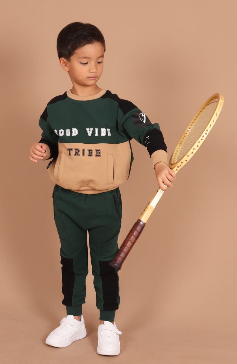 TINY TRIBE Kids' Good Vibe Sweatshirt, Alternate, color, 