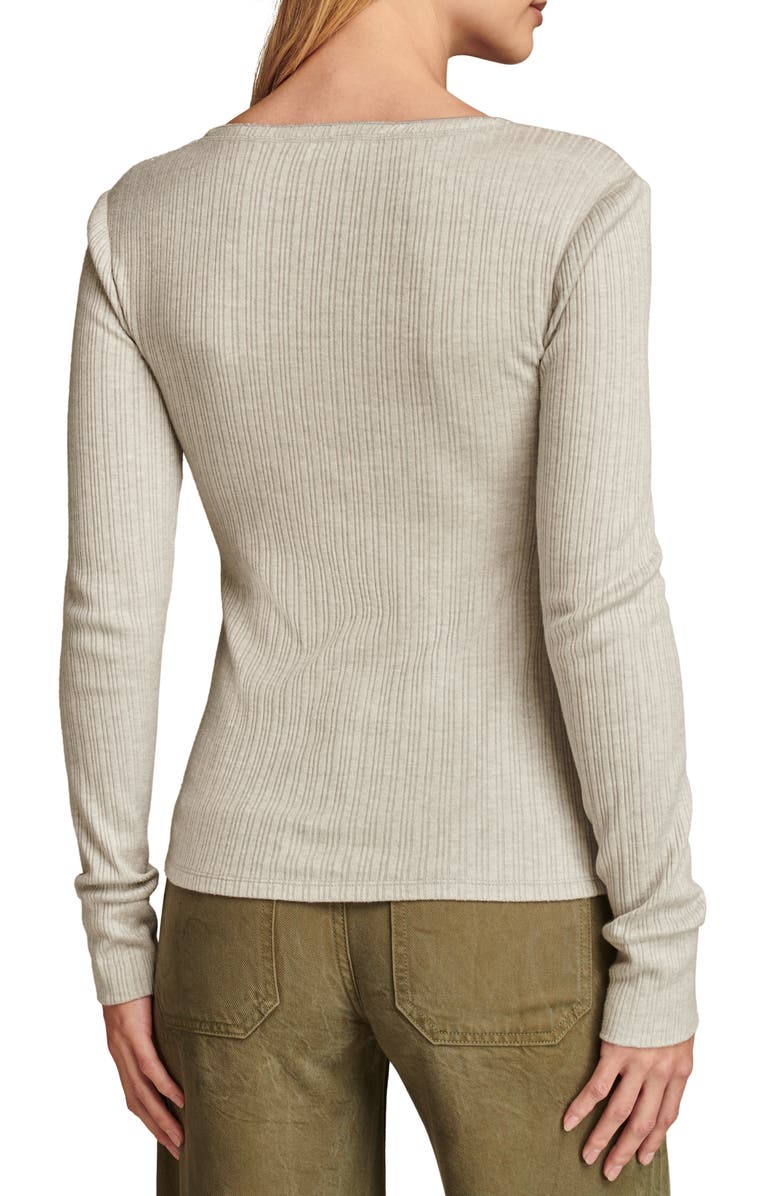 Lucky Brand Rib Button Front Henley, Alternate, color, 