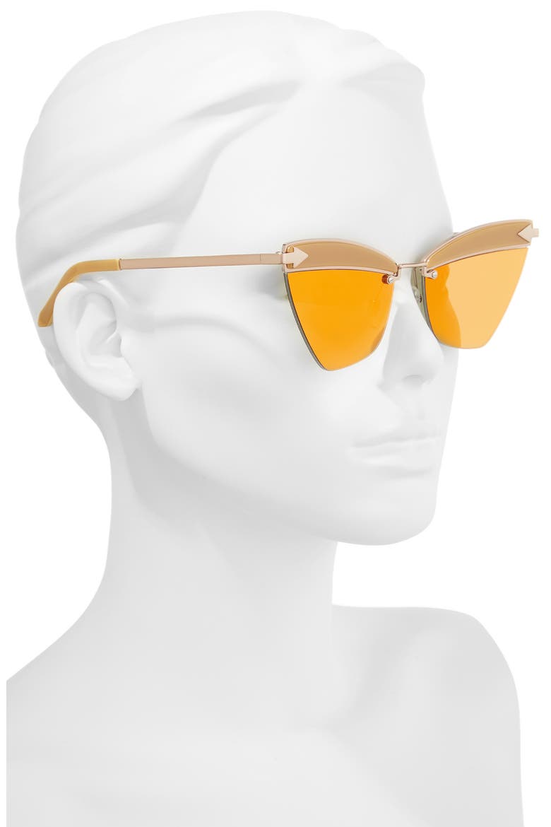 Sadie 59mm Sunglasses, Alternate, color, TAN