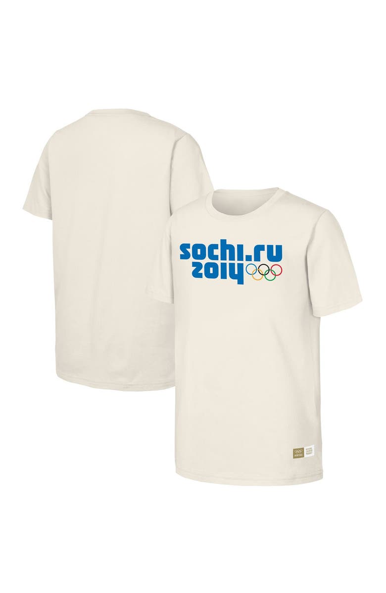 Outerstuff Men's Natural 2014 Sochi Games Olympic Heritage T-Shirt, Alternate, color, Natural