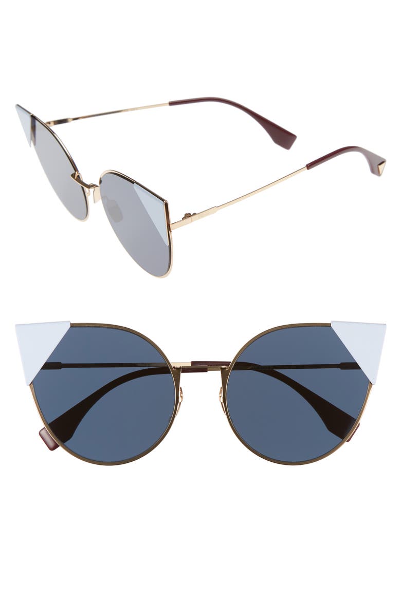 57mm Lei Cat Eye Sunglasses, Main, color, 0000-A9