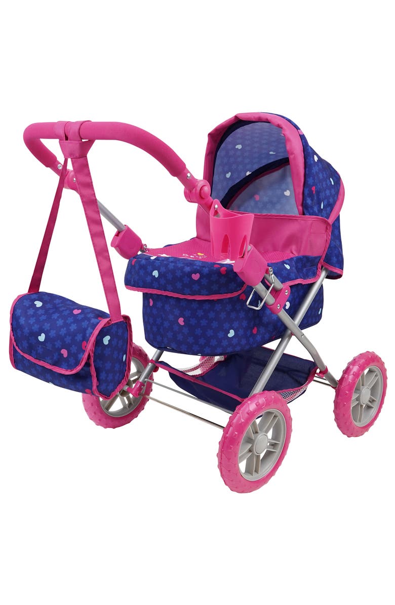 509 Unicorn Doll Pram in Blue 
Pink, Main, color, Multicolored