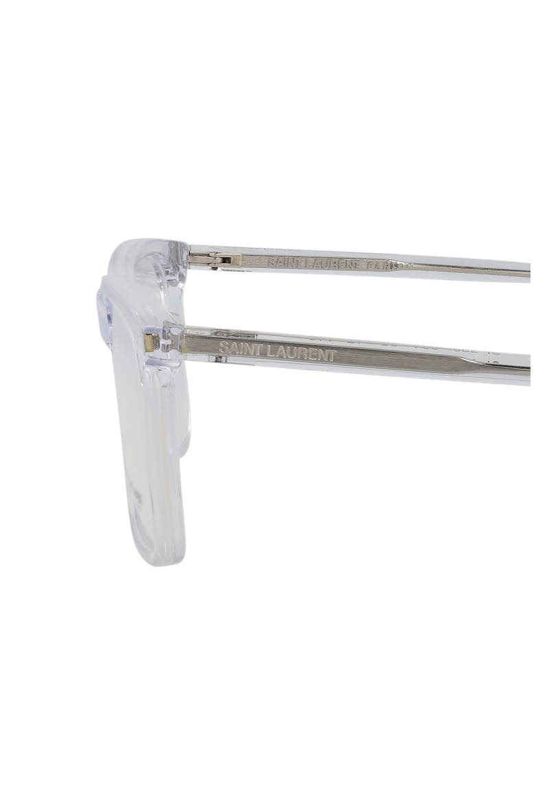 Core 55mm Square Optical Glasses, Alternate, color, CRYSTAL CRYSTAL TRANSPARENT
