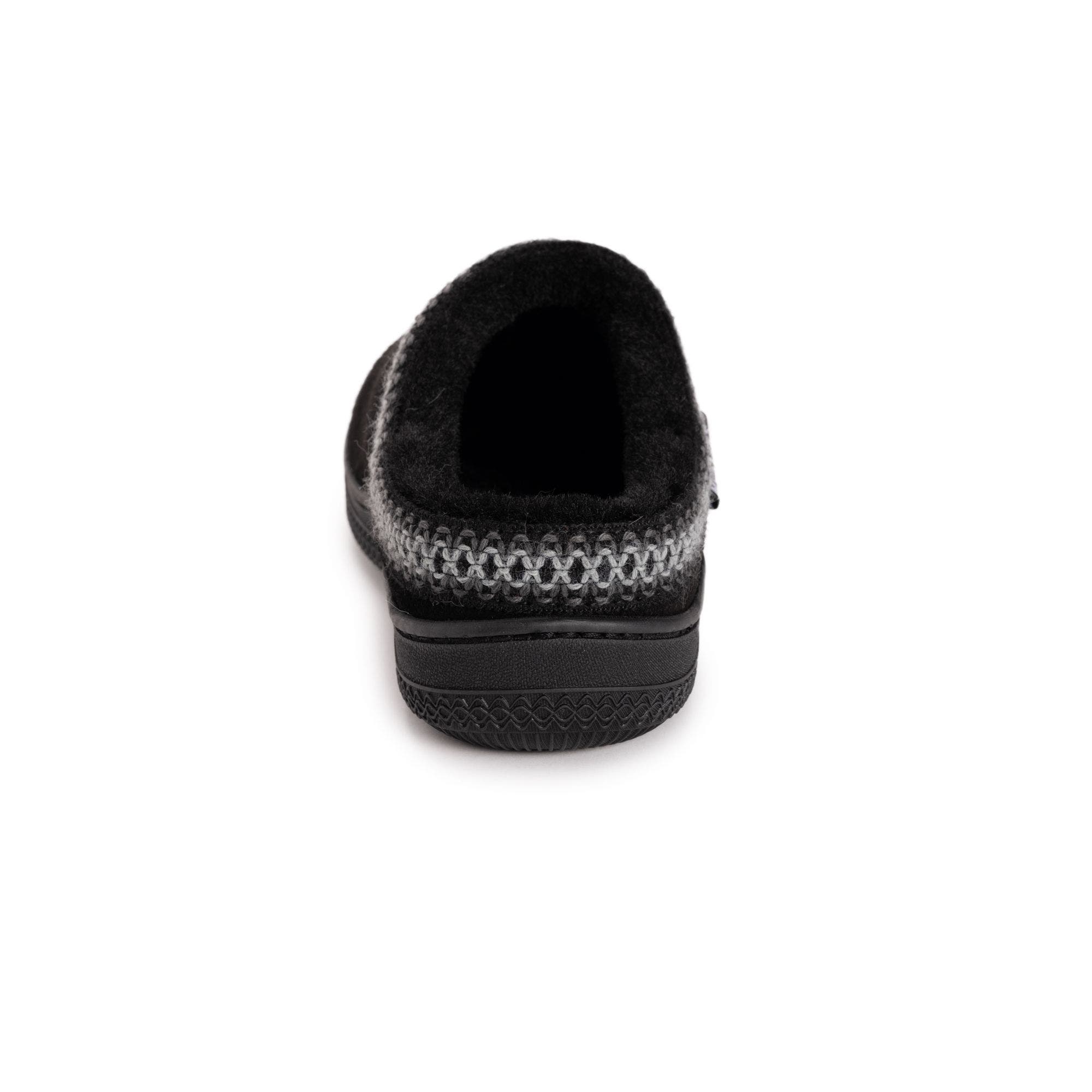 Jordi Genuine Suede Clog Slipper, Alternate, color, Black